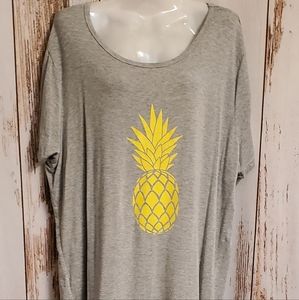 🌹5/$25 Bundle Sale Aceshin Pineapple short sleeve T-shirt NEW Size 3XL